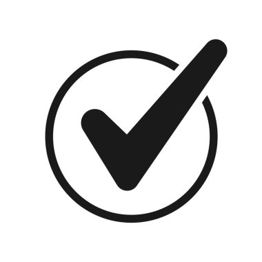 Çemberdeki vektör işaretleme simgesi. Görüntü