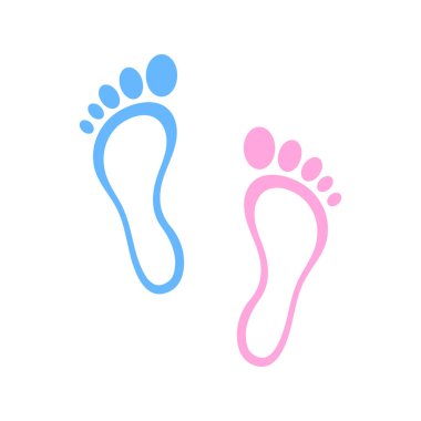 Ayak yassı tasarım simgesi. Vektör illüstrasyonu.