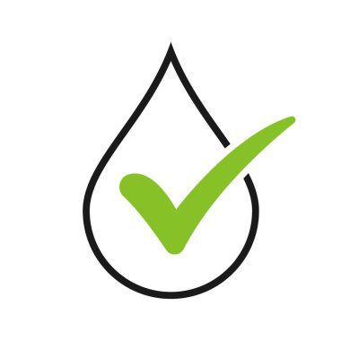 Bırakma denetimi simgesi. Vektör illüstrasyonu beyaz arkaplanda izole edildi.