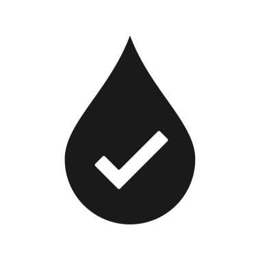 Bırakma denetimi simgesi. Vektör illüstrasyonu beyaz arkaplanda izole edildi.