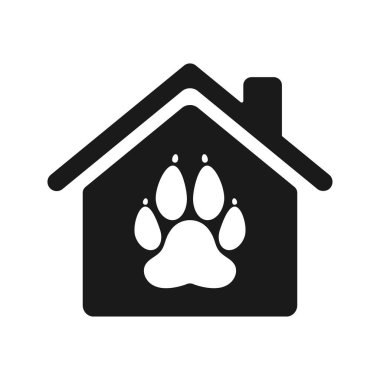 Pençeli ev ikonu. Görüntü