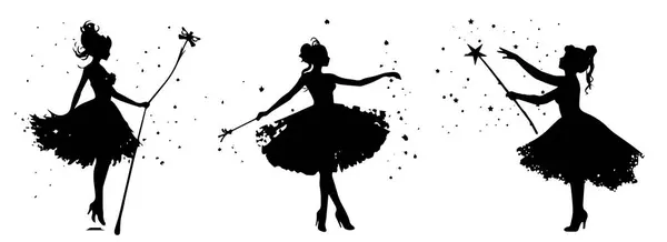 芭蕾舞演员 黑白矢量 轮廓图形插图 图库矢量图片