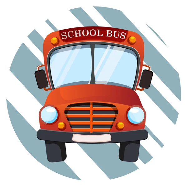 Roter Schulbus — Stockfoto