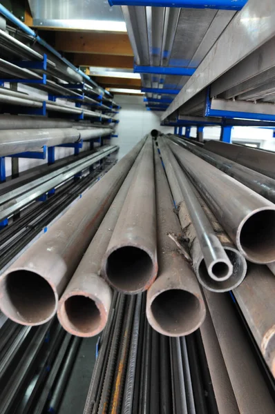 Metal tubes at metalworking company (2)