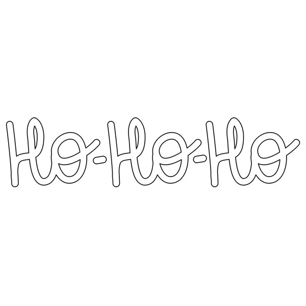Ручной Рисунок Буквы Зимние Праздники Открытки Дизайн Шаблон Элемента Каракули — стоковый вектор