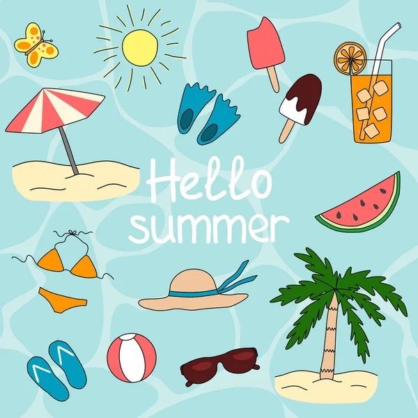 Hello summer Stock fotók, Hello summer Jogdíjmentes képek | Depositphotos