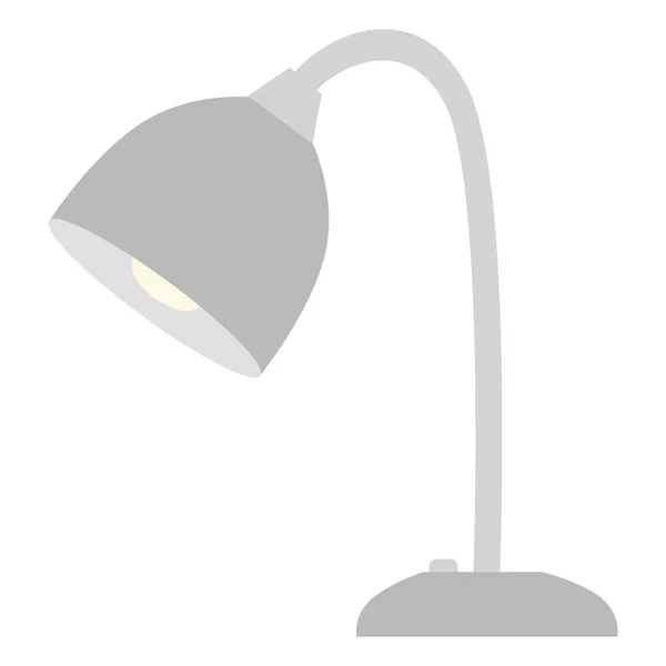Lampe Table Bureau Élément Design Intérieur Pour Salon Armoire Illustration — Image vectorielle