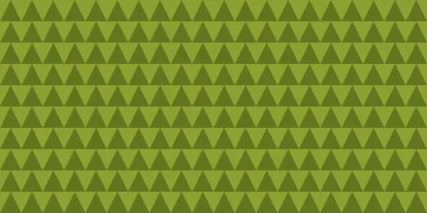 Grüne Farben Geometrisches Nahtloses Muster Mit Dreiecken Vektorillustration — Stockvektor
