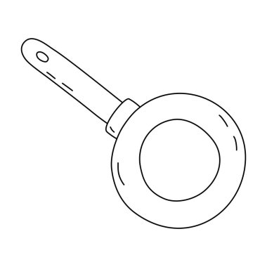 Panda simgesi üst görünümü aşındırma, karalama biçimi düz vektör taslağı çocuk boyama kitabı çizimi