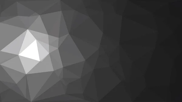 Grey Tone Abstract Irregular Polygon Background Triangle Low Poly Pattern — Stock Photo, Image