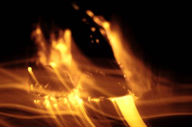 Ateş, fantastik arkaplan soyutlaması .