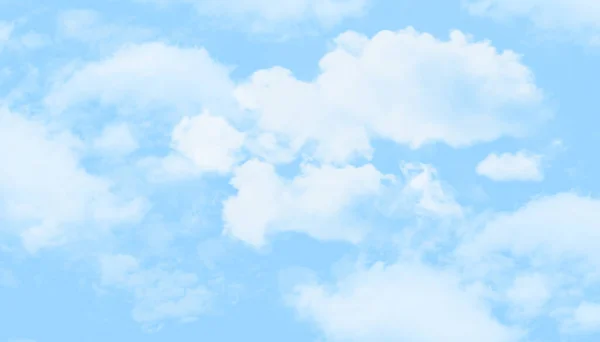 Nube Cielo Sfondo Blu — Foto Stock