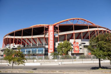 Lisboa, Portugal 2025-10-05 Estdio da Luz in Lisbon, Portugal, home of the Portuguese football club Benfica, photographed on a sunny day.