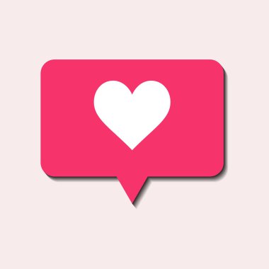 Bildirim simgesi. Simge vektörü gibi. Sosyal medya vektör simgesi gibi. Web sitesi Bilgisayar ve mobil vektörü sembolü