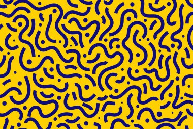 Renkli memphis stilinin serbest vektörü nostaljik arkaplan ya da eski 90 'ların pürüzsüz deseni