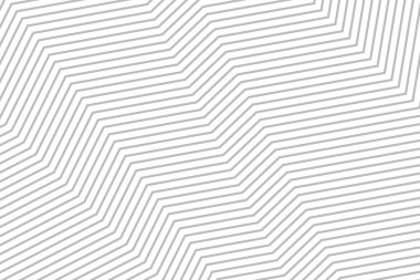 Soyut arkaplan, dalga siyah gri ince çizgilerle beyaz zemin üzerindeki şekil geometrik şekilleri bozdu. Monokrom Vektör İllüstrasyon resmi EPS10.