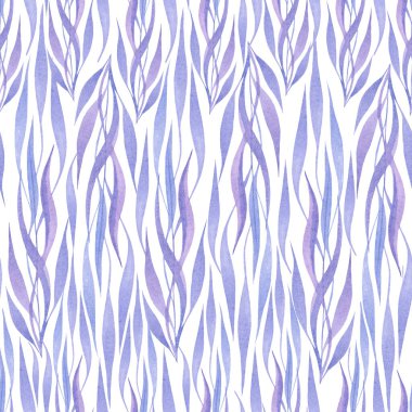 Mavi dallı kusursuz desenli suluboya kağıt üzerinde, desenli, 