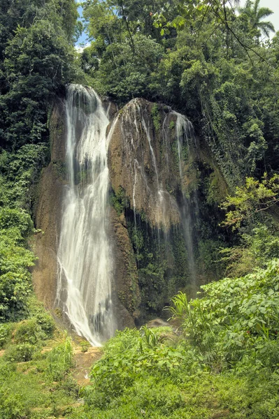 Vattenfall Naturparken Topes Collantes Kuba — Stockfoto