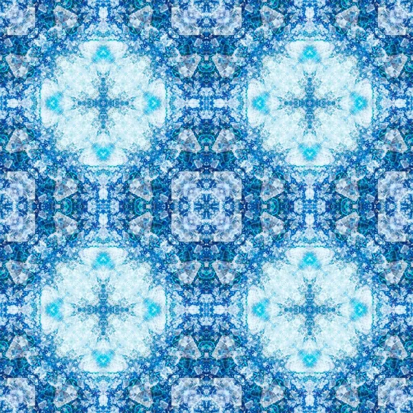 Αφηρημένη Portuguese Vintage Κεραμικά Μπλε Tiles Blue Damask Arabesque Αδιάλειπτη — Φωτογραφία Αρχείου