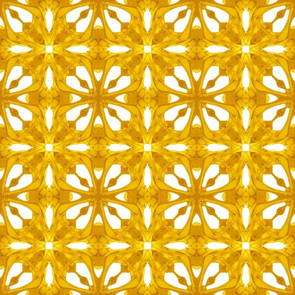 Moderno Patrón Geométrico Simple Flor Oro Sin Costuras Sobre Fondo —  Fotos de Stock