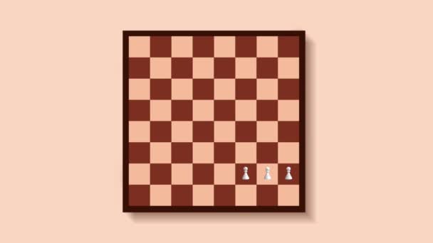 チェスの正しい配置 — ストック動画