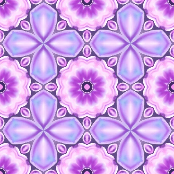 traditional seamless violet pattern design inspired by tile art from Portugal and Spain. colourful ornament Morrocan Tiles.