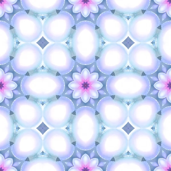 Traditional Seamless Violet Pattern Design Inspired Tile Art Portugal Spain — Stockfoto