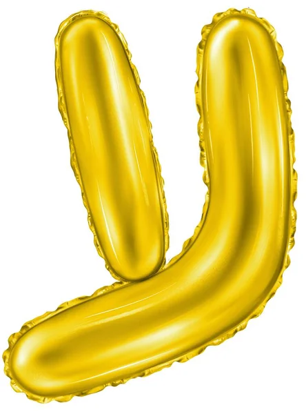 Золотая Фольга Надувные Игрушки Шрифт Иврит Буквы Воздушные Шары Иллюстрация — стоковое фото