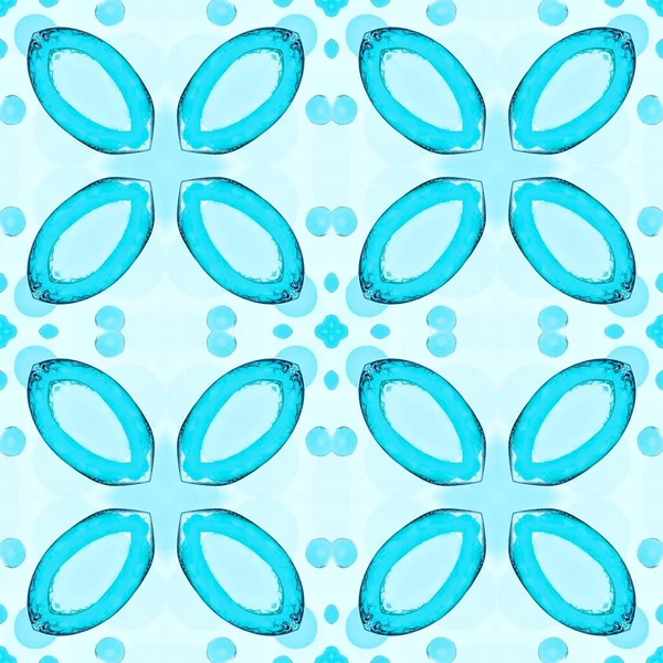要旨ポルトガルのヴィンテージセラミックブルータイル ブルーダマスクアラベスクシームレスパターン ミニマルデザイン ファブリック ウェブ背景 タオル 表面のための青アンティークの背景 — ストック写真