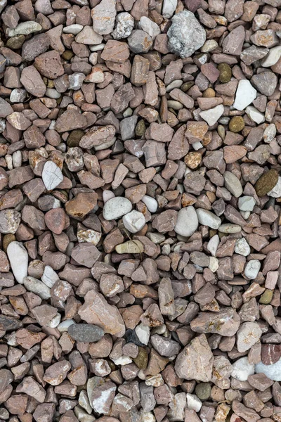 Close Ground Cover Composed Cobble Stones — Stock Photo, Image