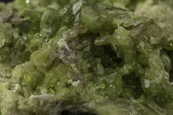 Close-Up View of Polished Green Gemstone, Exquisite Textures and Tones