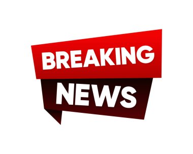 Son dakika haberi posteri. Haber ve spor kanalları, yayın ve yayın için barlar. Televizyon arka planı ve internet video akışı konsepti. Vektör illüstrasyonu