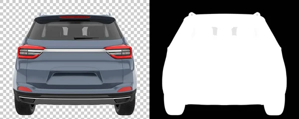 Realistic Suv Isolated Background Mask Rendering Illustration — Foto Stock