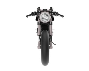 Motorcycle isolated on white background. 3d rendering - illustration