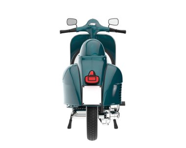 Scooter isolated on white background. 3d rendering - illustration