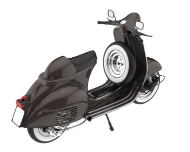 Scooter isolated on white background. 3d rendering - illustration