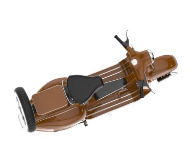 Scooter isolated on white background. 3d rendering - illustration