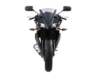 Motorcycle isolated on white background. 3d rendering - illustration