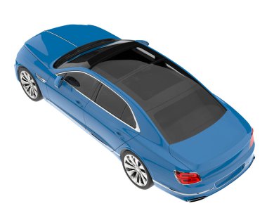 Luxury isolated on white background. 3d rendering - illustration