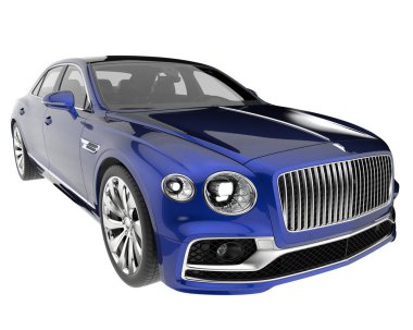 Luxury isolated on white background. 3d rendering - illustration