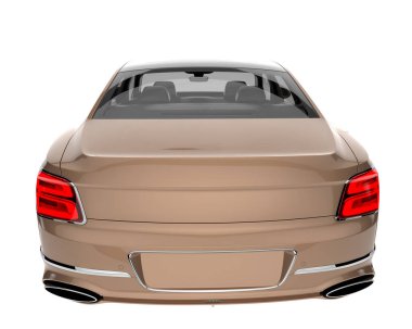 Luxury isolated on white background. 3d rendering - illustration