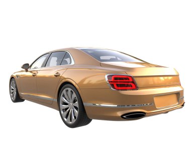 Luxury isolated on white background. 3d rendering - illustration