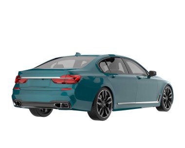 Luxury isolated on white background. 3d rendering - illustration