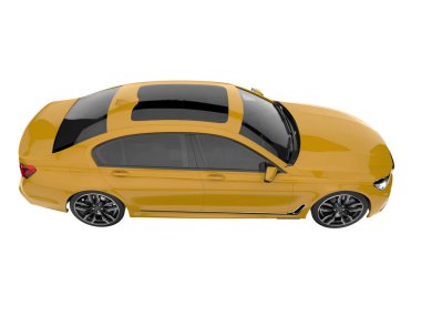 Luxury isolated on white background. 3d rendering - illustration