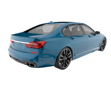 Luxury isolated on white background. 3d rendering - illustration