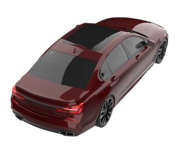 Luxury isolated on white background. 3d rendering - illustration