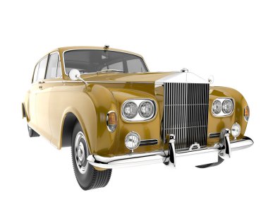 Luxury isolated on white background. 3d rendering - illustration