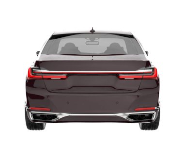 Luxury isolated on white background. 3d rendering - illustration