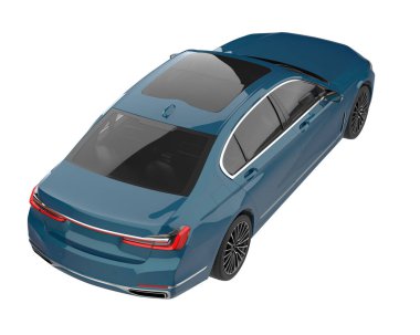 Luxury isolated on white background. 3d rendering - illustration