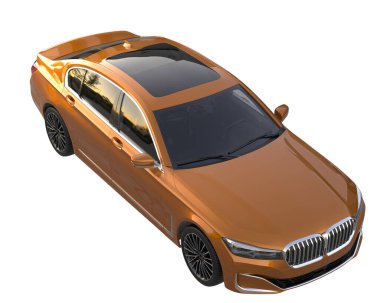 Luxury isolated on white background. 3d rendering - illustration